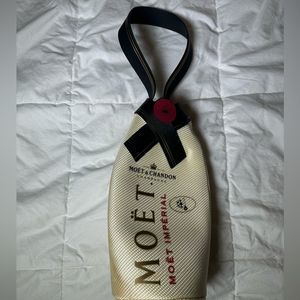 Moet & Chandon champagne bottle insulated jacket perfect for keeping wine cool